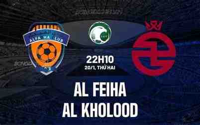 al-kholood club đấu với al feiha