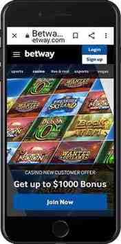 betway casino login
