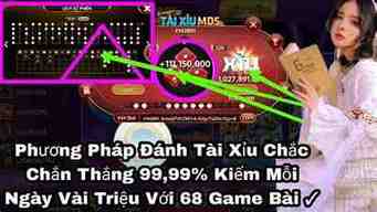 cách đánh tài xỉu 68 game bài