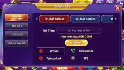 cách nạp 68 game bài