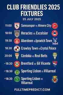 club friendlies