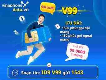 đăng ký gói v99 vinaphone