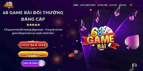 game bài 68 nạp rút nhanh