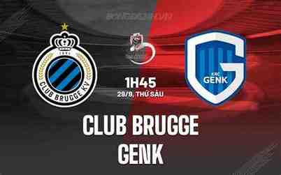 genk đấu với club brugge