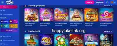 happyluke cổng game cá cược