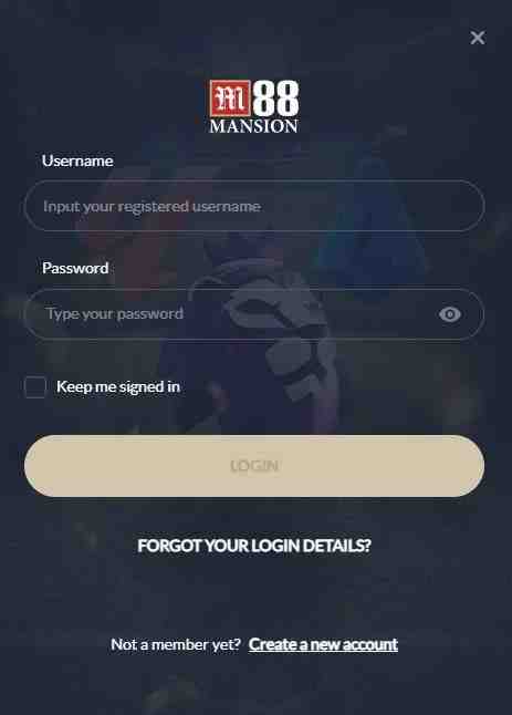 login m88