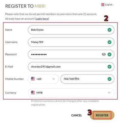 m88 register