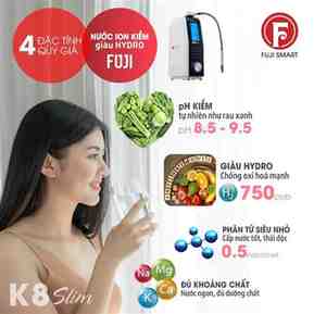 máy lọc nước ion kiềm fuji smart k8 slim