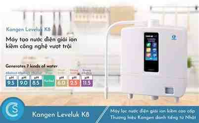 máy tạo kiềm kangen k8