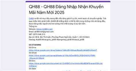qh88 link qh88 đăng nhập nhận khuyến mãi vip 2025