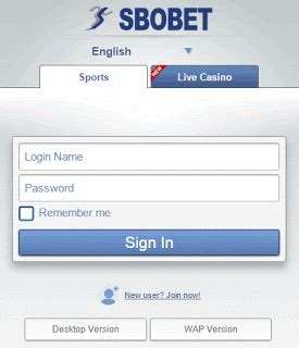 sbobet mobile login