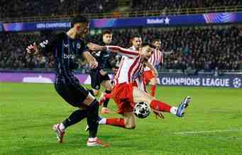 trận đấu club brugge gặp atlético madrid