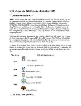 w88 link chính thức
