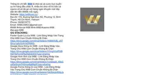w88 link vào không bị chặn